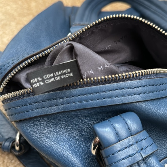 marc by marc jacobs blue leather purse - Picture 8 of 8